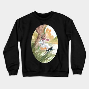 Ratty watercolour painting 02/02/23 - Children's book inspired designs Crewneck Sweatshirt